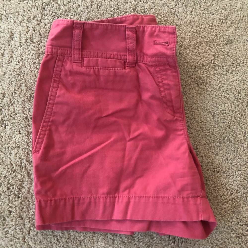 The Loft size 0 red pink shorts